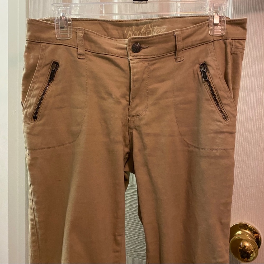 Old Navy Khaki Pants with Zippers